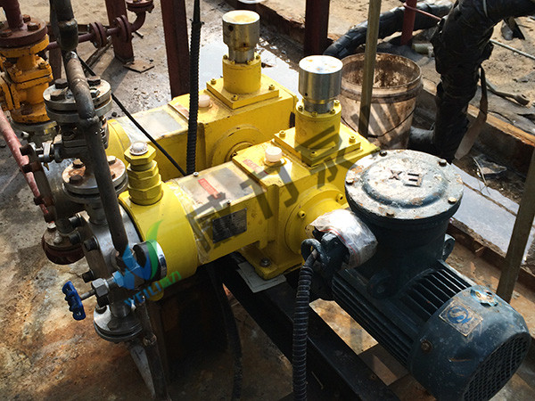 兩串聯液壓隔膜計量泵c